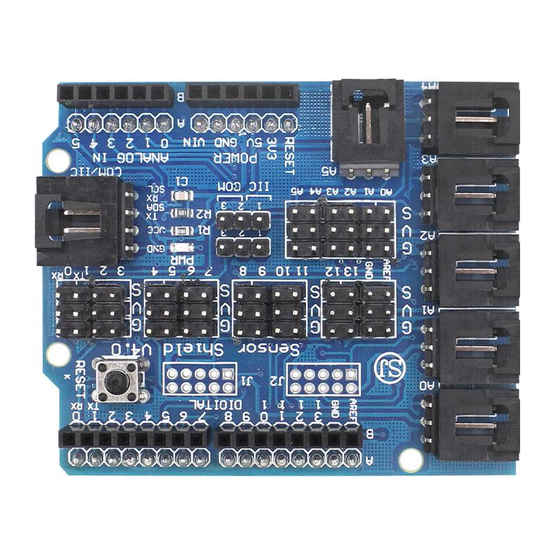 Sensor Shield V4.0 Expansion Module, IO Sensor Expansion Board Compatible with R3 Controller