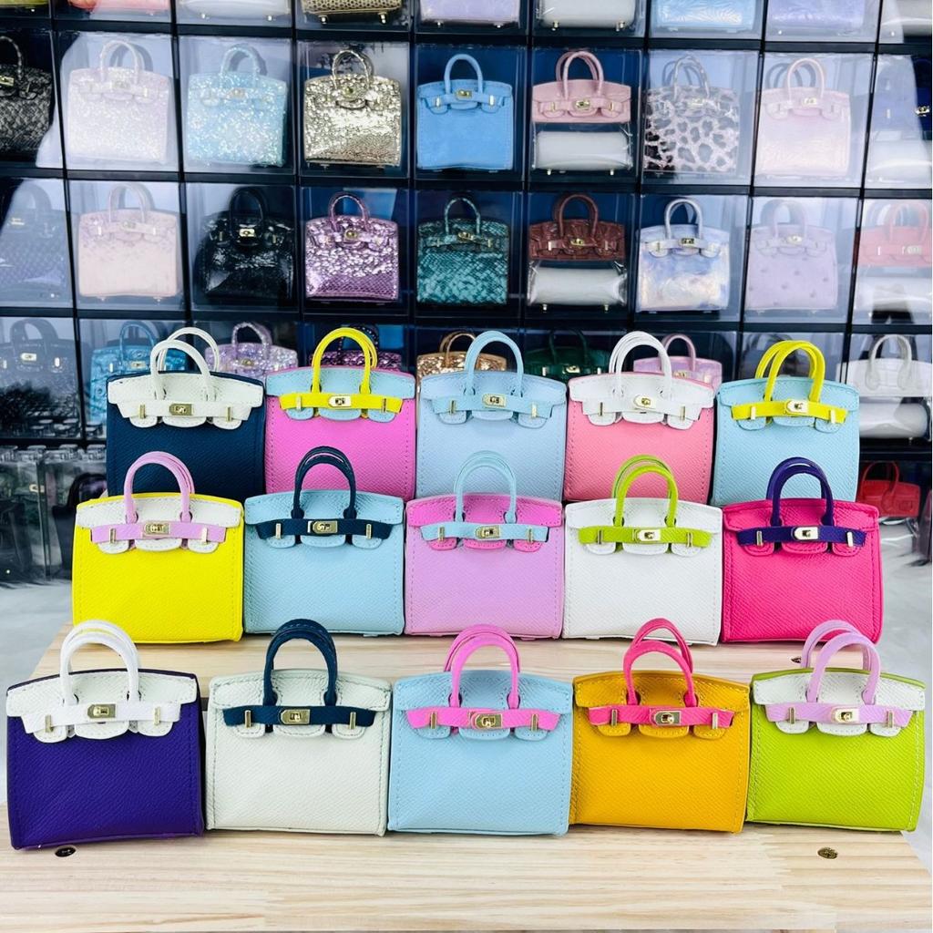 New mini candy color platinum bag pair touch blind box same bag earphone bag creative bag pendant key contrast color