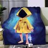 Horror Game Little Nightmares Printed Blanket Picnic Blankets Warm Blanket Soft Comfortable Blanket Home Travel Birthday Gift