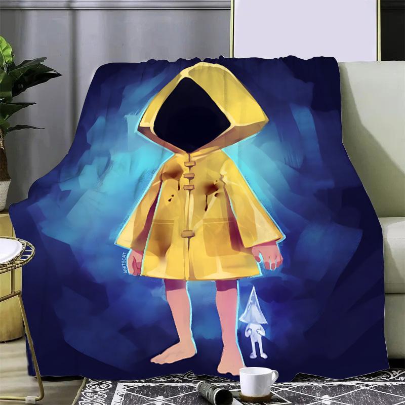 Horror Game Little Nightmares Printed Blanket Picnic Blankets Warm Blanket Soft Comfortable Blanket Home Travel Birthday Gift