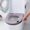 Bathroom Accessories Toilet Seat Cover Zipper Universal Toilet Cushion Household Warm Soft Toilet Seat Cover Winter WC Mat