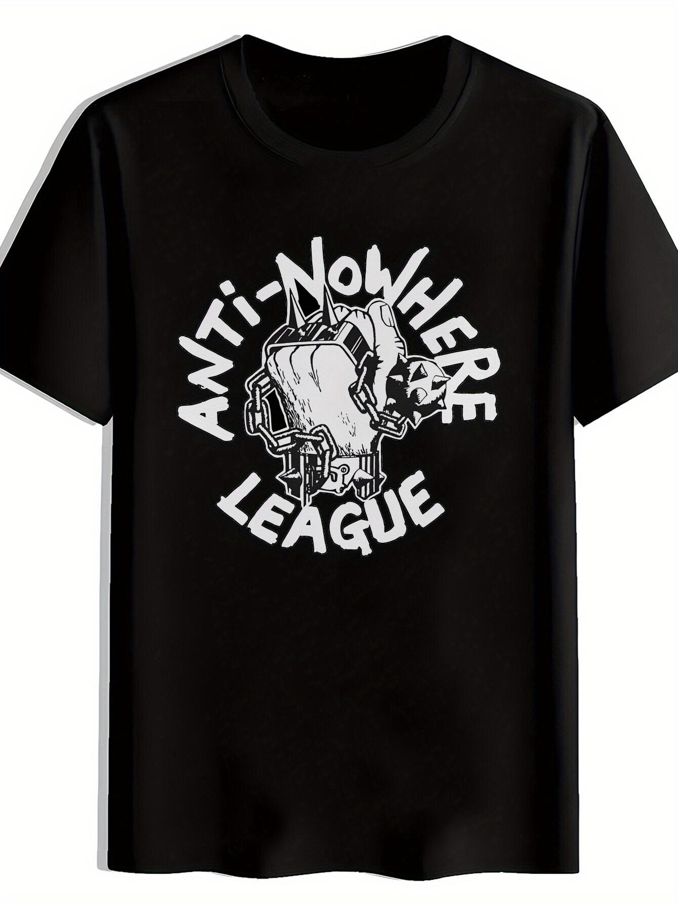Vintage Rock Band Graphic T-shirt - Anti Nowhere League Print with Animal & Industrial Design XXL