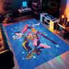 Dynamic Warriors: Action Adventure carpet Doormat Suitable for all seasons Art Office chair cushion Protective pad