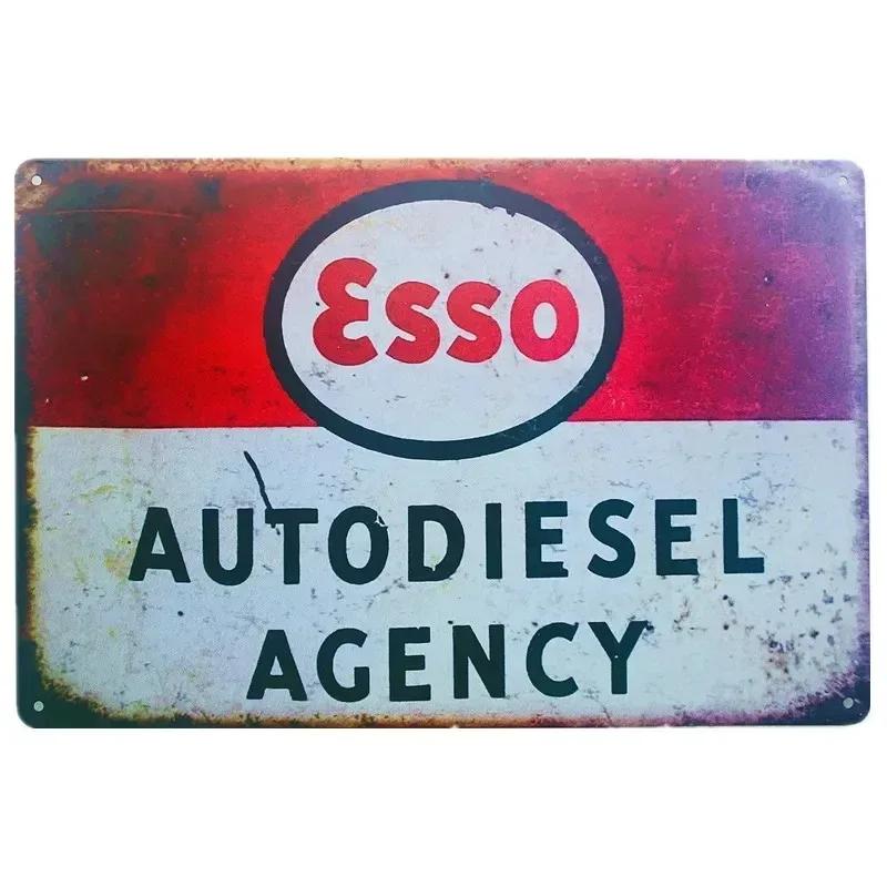 Vintage MOTOR OIL Metal Tin Sign Plaque RACING TEAM Decorative Plates For Garage Club Man Cave Bar Pub Hotel Cafe Wall Decor