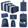 7-Piece Travel Storage Bag Set for Clothing and Luggage Organization