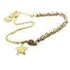 7bis [P8288] - Handmade Bracelet 'Une Etoile Est Née' Golden Beige - 6x6 Mm