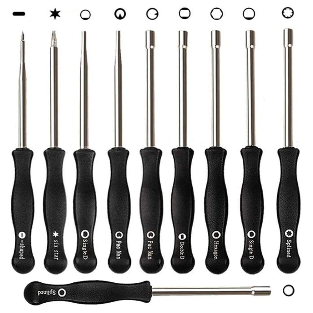 10/5 Interchangeable Heads Carburetor Kit Tune Up Screwdriver