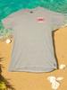 T-shirt Unisexe Rétro Maui And Sons Logo Requin Plage Surf Gris Taille Moyenne