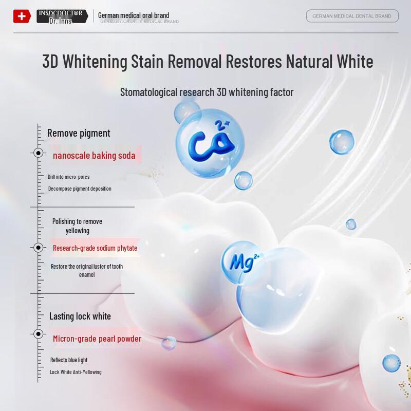 INSDCDOCTOR Aufhellende & Fleckenentfernende Zahnpasta