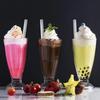 1PACK/100PCS Color Plastic Disposable Large Straw Pearl Bubble Milk Tea Smoothie Drink Party Supplies Bar Accessories