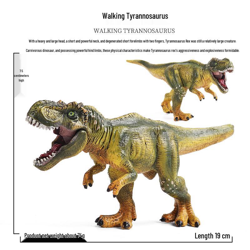 Realistic Walking Tyrannosaurus Rex Dinosaur Model - Educational Toy Gift