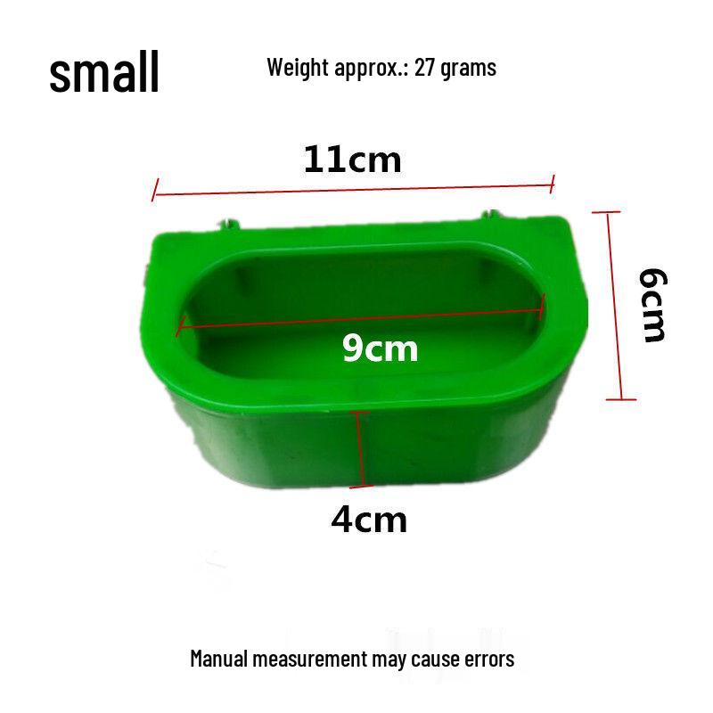 Pigeon Anti-Spill & Splash Hanging Feeder: Internal & External Quantitative Trough for Racing & Breeding Birds