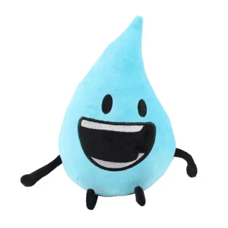 Battle for Dream Island Plysjleker BFDI Plysjdukker Anime Leaf Fire Flower Waterdrop Bubble Fylt Figur Barn Peluche Gaver