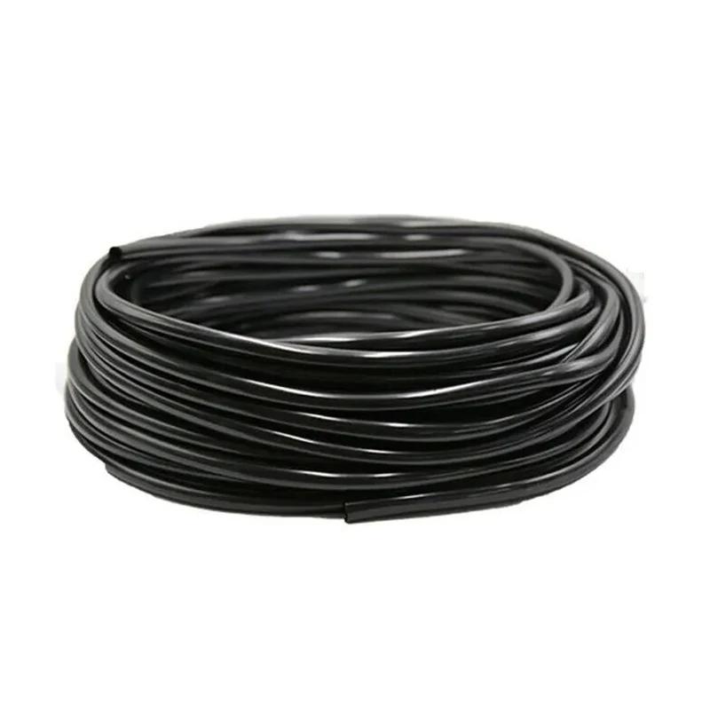 

5 м DIY Садовая капельная система полива Распределительная трубка Линия полива Садовый капельный шланг для полива 5m чёрный