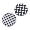 Heat Resistance Flower Coaster Houndstooth Car Water Cup Pad Car Mug Coaster  Decor Accessories