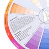 Paper Card Color Mixing Wheel Ink Round Central Circle Rotates Tattoo Nail
