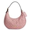 Classic Presbyopia Gold Logo Shoulder Bag Women's Pink