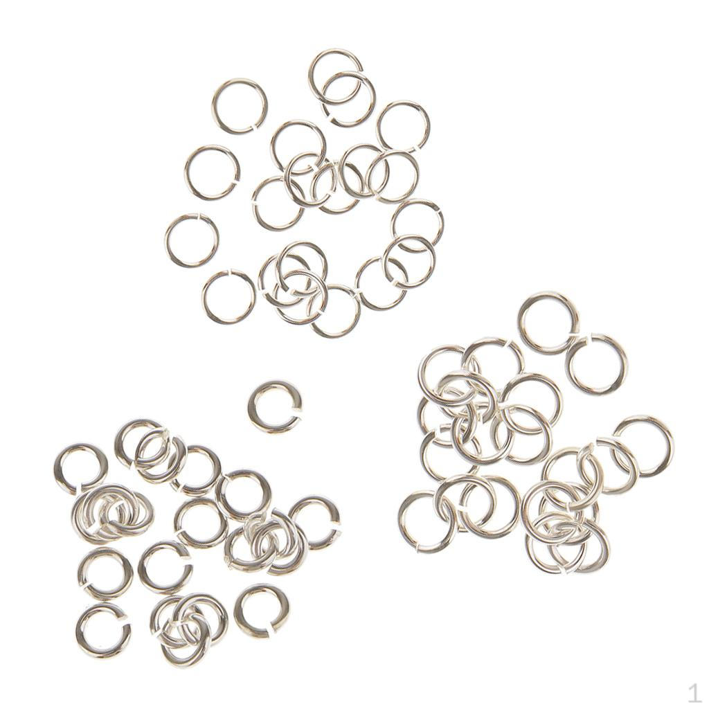 

60 Pieces Silver Jump Rings