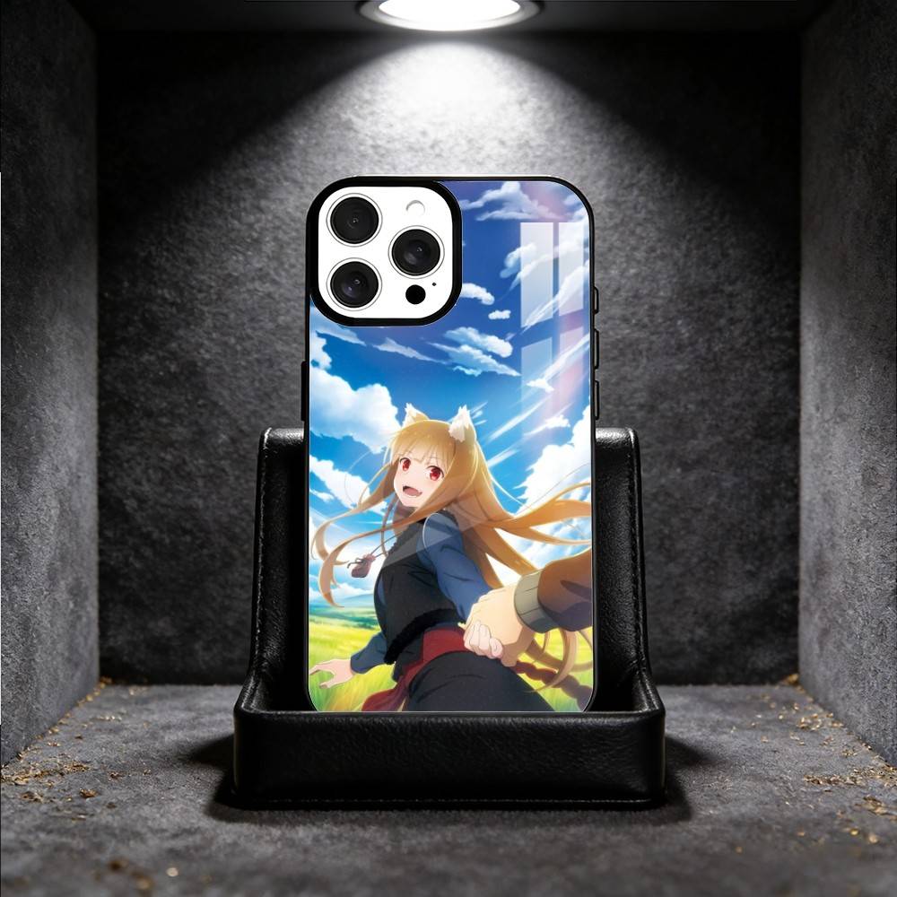 Anime R-SpiceT And B-WolfS Phone Case For iPhone 14,16,15,13,17,12,Plus,Pro,Max Magnetic For Magsafe Frosted Cover