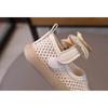 Summer hollow-out fly-woven mesh baby sandals, toddler walking shoes for girls, infant sandals for baby girls.