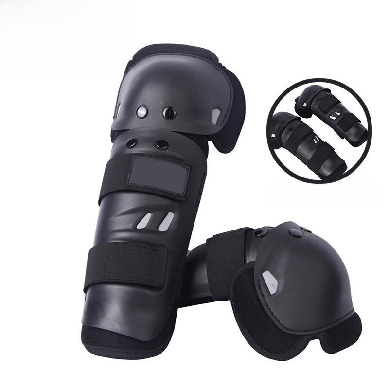 Off-road Motorcycle Knee and Elbow Pads Set for Competition Sports Gear - 4 Pieces