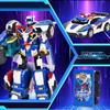 2026Metal Cardbot S BLUE COP TRINITY Drilling Vehicle Transform Combined Robot Action Figures Toys Car Card Animation Model Gift