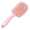 Cherry Blossom Pink Fluffy Large Curl Vent & Massage Hair Brush for Women