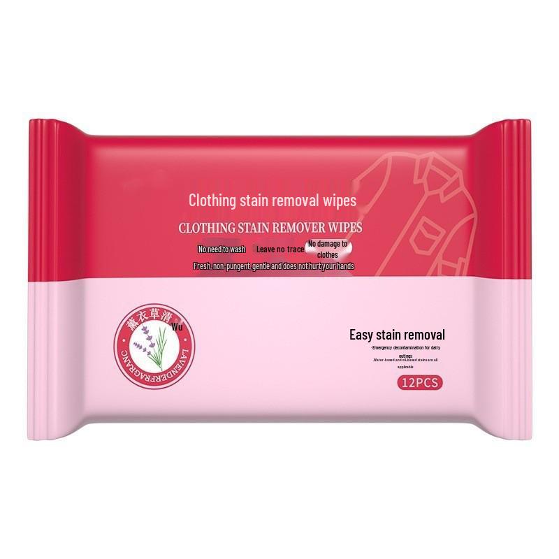 Disposable Mini Stain Remover Wipes for Clothes - No Wash Needed