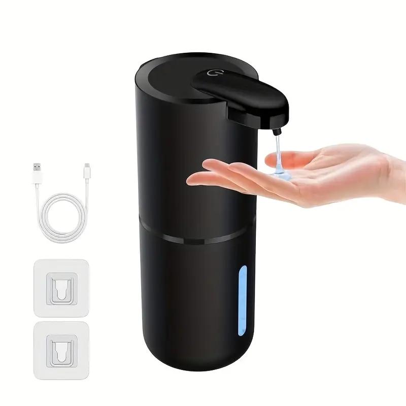 380ML Rechargeable Foam/Liquid Soap Bottle Hand Washing Sanitizer Machine Wall-Mounted Electric Automatic Sensor Soap Dispenser