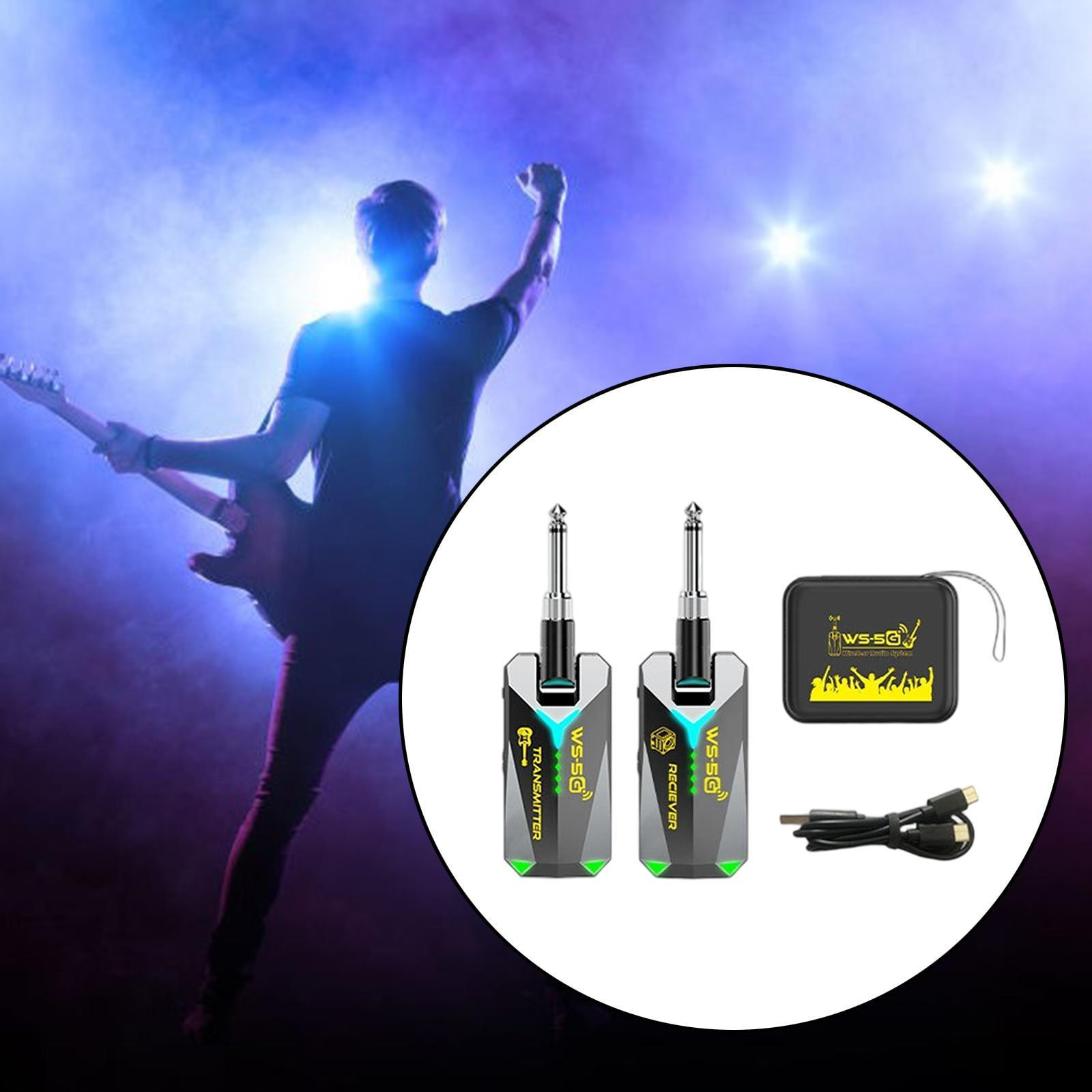 

Беспроводная гитарная аудиосистема 5,8 ГГц, передача на большое расстояние для бас-гитары