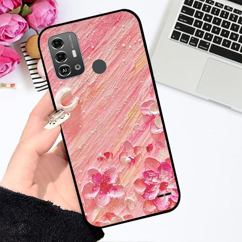 Cases For ZTE Blade A53 Pro Cute Astronaut Fashion Shockproof Soft Bumper For ZTE Blade A53 Pro Coque Funda Floral Coque Shell