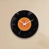 Sunset Record Clock Vinyl Record Wall Clock Sunset High-end Ornaments Retro Clock DIY Cafe Bar Wall Clock