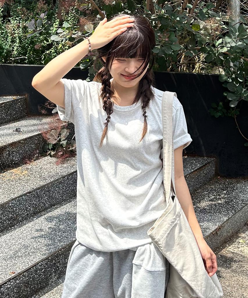 Gicheol All Day Soft T-Shirt (Melange White)