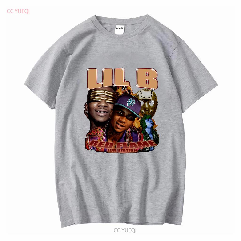 Lil B American Rapper Classic T Shirt long or short sleeves vintage Washed Stylish homme Stretched Versatile Unisex Soft