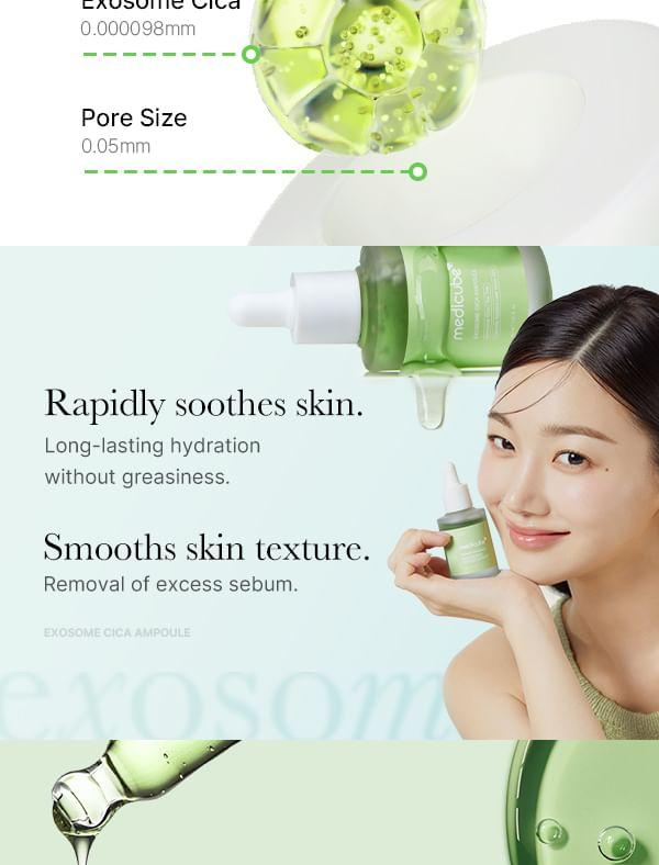 medicube Exosome CICA Tea Tree Calming Ampoule