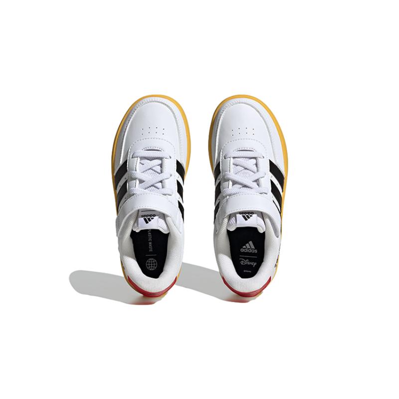 Disney X Adidas Neo Breaknet Slip Resistant Low Top Kids' Skateboarding Shoes White Black Kids' Sneakers IG7163