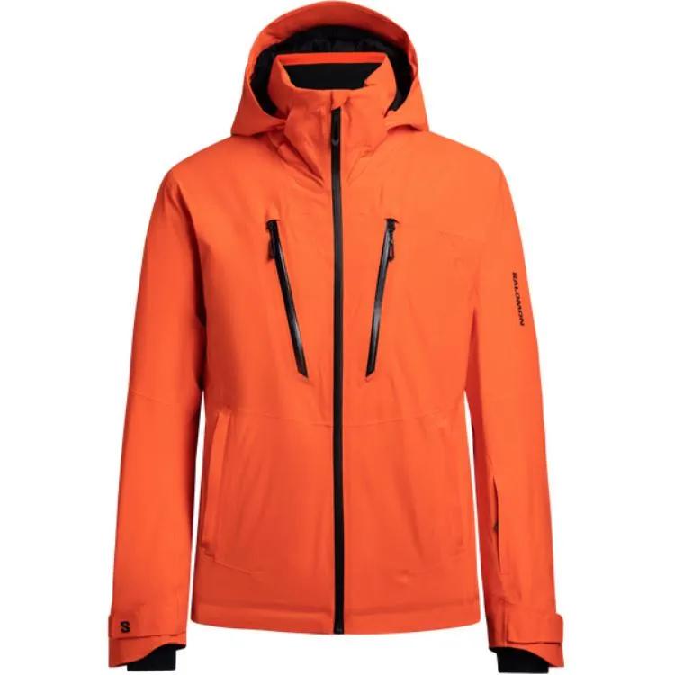 SALOMON BRILLIANT Jackets Coats Men's Tomato Red (Unisex) Jackets LC2332300 | Cherry Tomato
