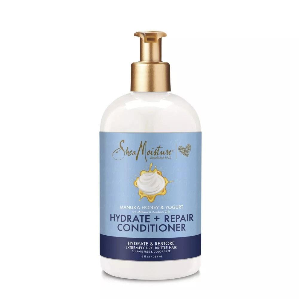 Après-shampoing hydratant et réparateur au miel de Manuka et au yaourt de Shea Moisture, 1 paquet, 384 ml