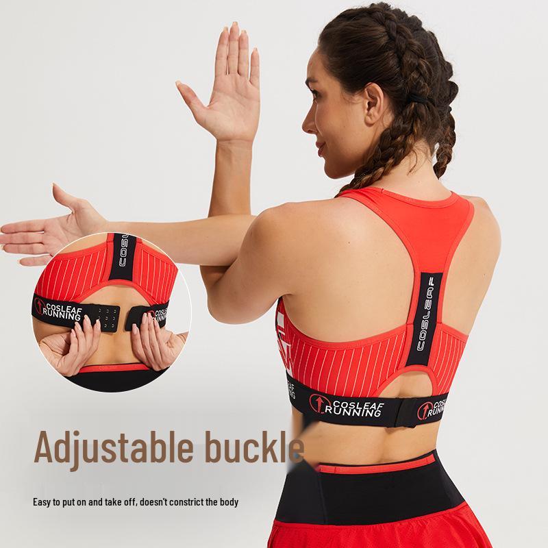 Women's High Impact Shockproof Sports Bra for Running and Fitness