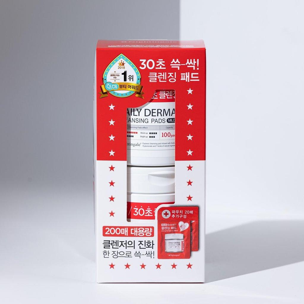 NIGHTINGALE Daily Derma Cleansing Pads 200pcs