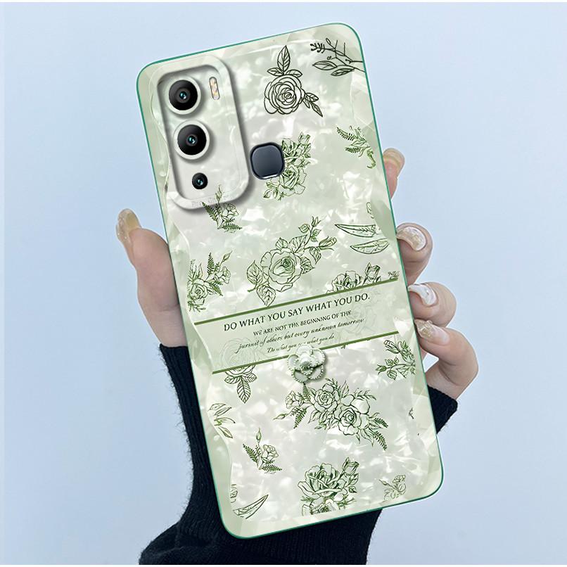 Case for Infinix Hot 12i Hot 12 Play Back Cover Butterfly Flower Soft Silicone Cases for Infinix Hot12i 12Play Hot12 Phone Funda
