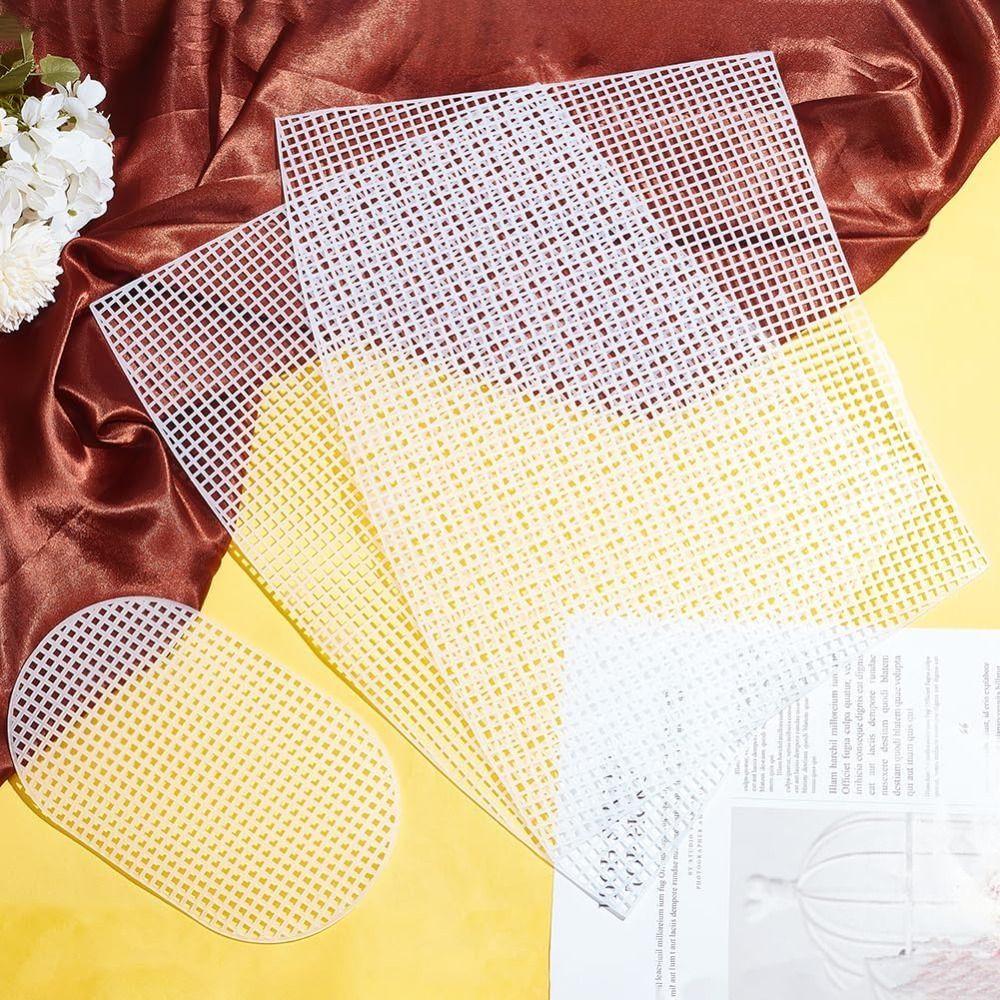 1Set Plastic Mesh Canvas Bag Sheets Plastic Net Cover DIY Crafting Handbag Accessories Acrylic Yarn Crafting Knit