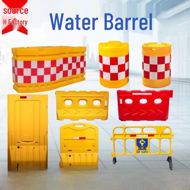 Blow-Molded Water Barrier Fence