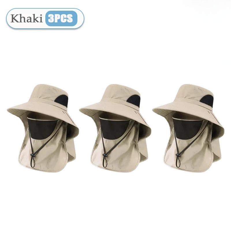 Letní sluneční čepice UV ochrana Venkovní lov Rybářská čepice pro muže Ženy Turistika Kempování Kšiltovka Klobouk klopa na krk Rybářský klobouk