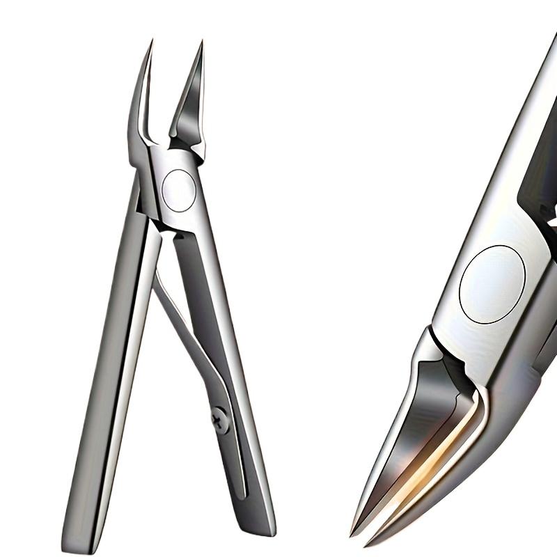 

Профессиональные кусачки для ногтей для домашнего ухода за ногтевыми бороздками, из нержавеющей стали, супер острые и прочные ножницы для ногтей для рук и ног