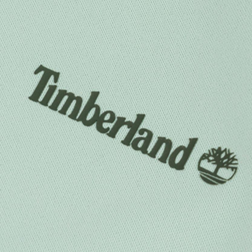 Timberland Outdoor Hiking Casual Lightweight Short Sleeve Polo Shirt Men tops Embossed-Green A6AQB-ENE