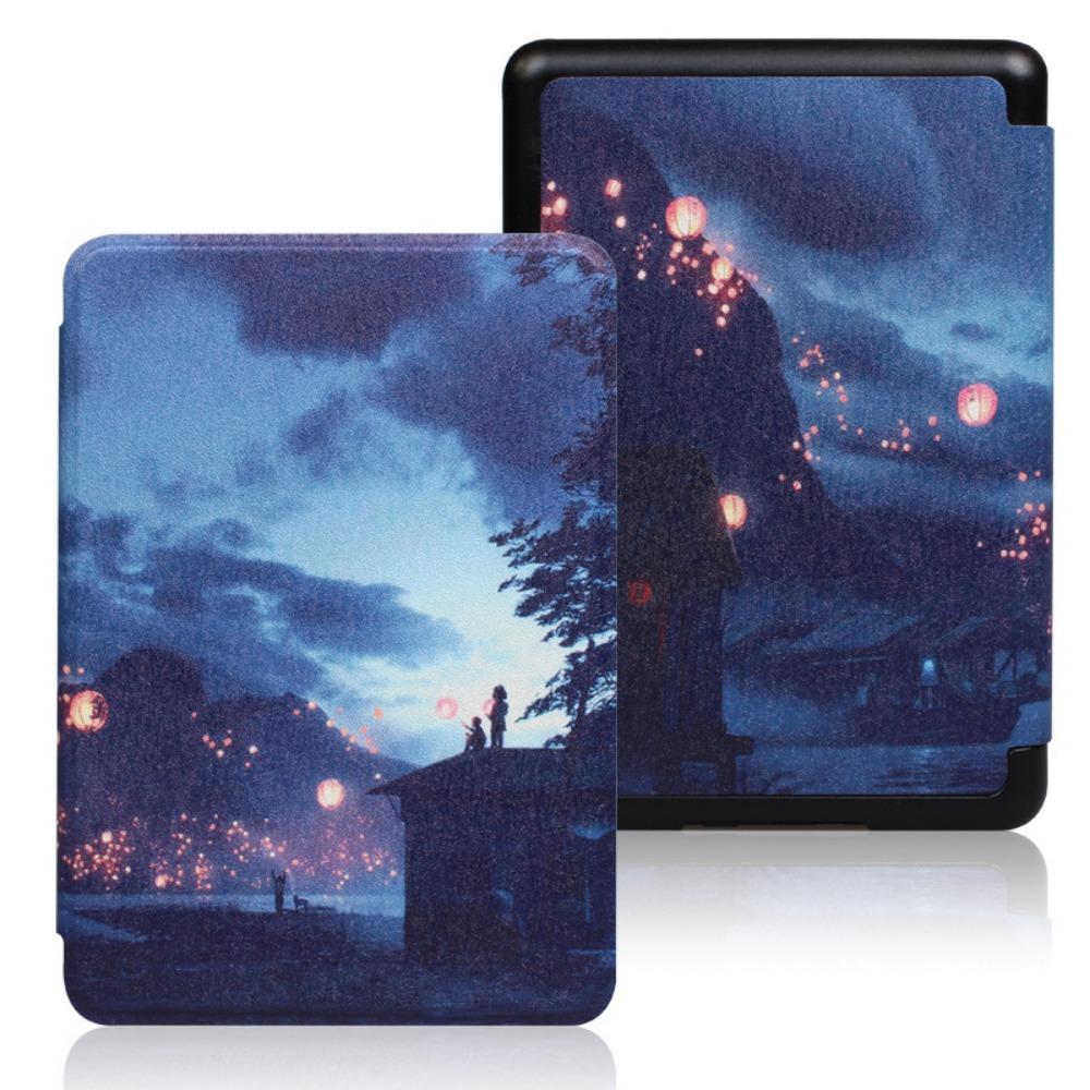 Husa 2024 Kindle Paperwhite 6543 Copertă Pictată Manual pentru 2022 Kindle Basic 658 558 Husă Protectoare