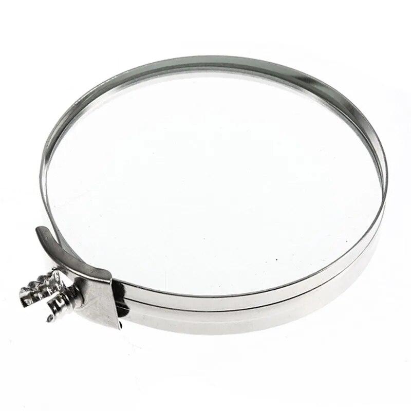 Suport de lipit pentru instrumente de ajutor de la mâna a treia de 60 mm cu 4x lupă de sudură LED cu rotație de 360 ​​de grade, 2 agrafe de crocodil ajustabile