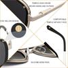 New European and American Retro Box Sunglasses for Men's Driving Sun Protection Sunglasses for Women's Shades