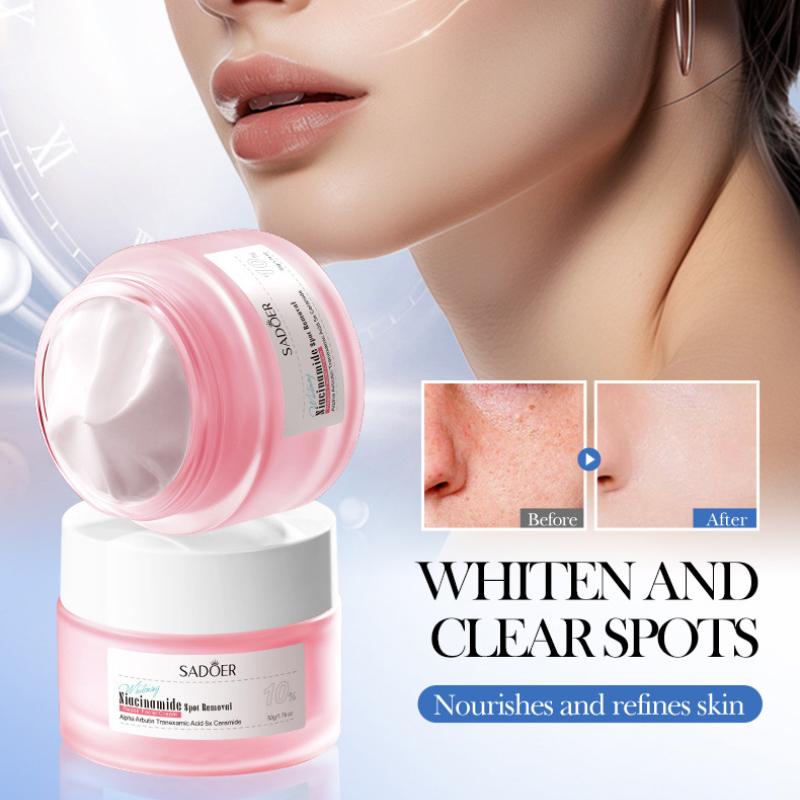 Niacinamide Whitening and Freckle Removal Cream SADOER Brightening Skin Repair Cream